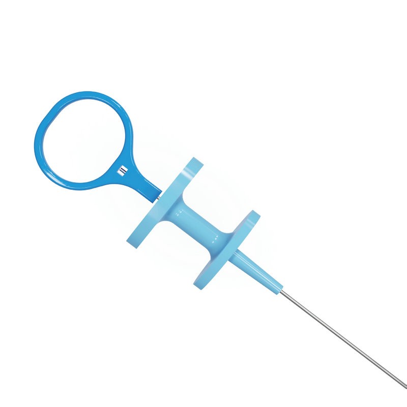Cytology brush thumb-ring slider handle