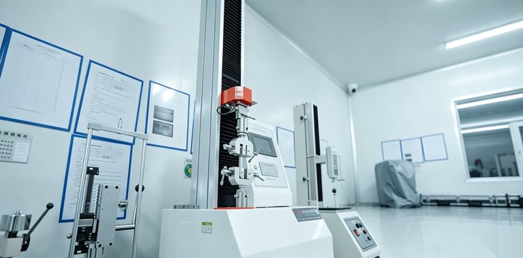 PURETH Class 10,000 laboratory with materials and performance testing equipment