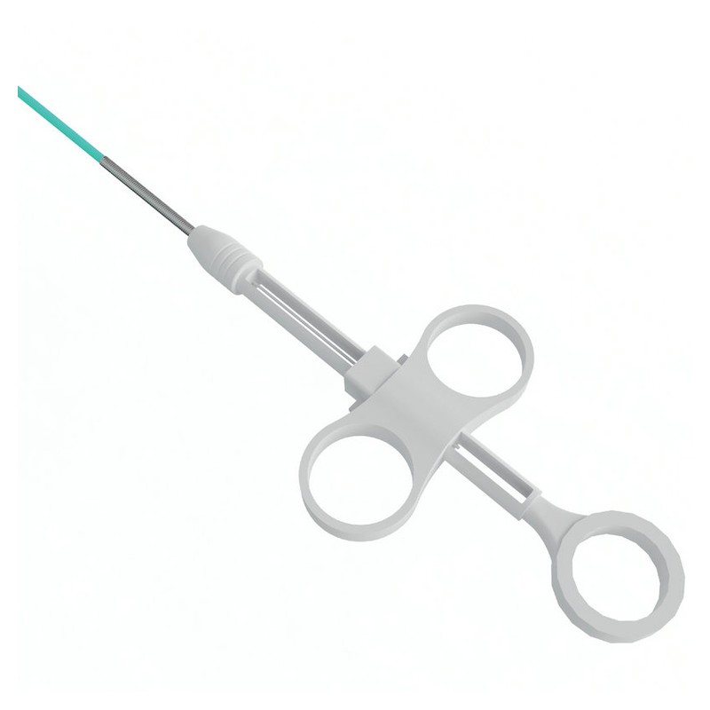 Three-ring control handle with rotatable slider for clip deployment