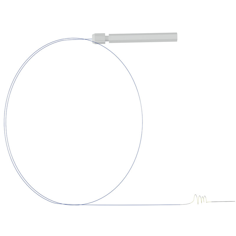PURETH nickel alloy urinary stone retrieval net with handle and helical coil